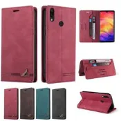 008 紅米 Note7 Pro 手機皮套 防摔 插卡側掀皮套 note7 支架 磨砂復古 膚感手機套 保護套 全包外殼