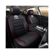 (店+)日產汽車定制座套 適用 MArch LIVINA TIIDA SENTRA KIcks 椅套 坐墊 原車紋路座椅套 全皮定制 全包圍座椅套