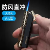 👍下單免運👍客製打火機 瓦斯打火機 百誠香菸打火機超薄創意氣體充氣防風男士電子打火機 噴射打火機 巨大打火機 都彭打