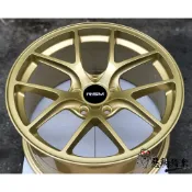 全新鋁圈 RSM RB01 18吋 5孔114.3 9J 土豪金色 輕量化 WRX STI (非 B牌 F1 FI)