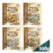 HAPPY Pet Shop PTM烘培點心 BISCUITS 迷你潔牙餅/高纖蔬果潔牙餅/高鈣起司潔牙餅/綜合水果潔牙餅 300G 狗零食 除臭餅乾