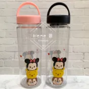 ♖ 韓國 迪士尼 米奇 米妮 正版 滋姆滋姆 tsumtsum 手提 隨行瓶 冷水瓶 水瓶 450ml