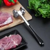 肉錘 鬆肉錘 打肉錘 實心肉錘 家用嫩肉錘 拍肉器 嫩肉槌 牛排槌 雙麵打肉錘子家用鬆肉錘廚房敲肉錘牛排錘牛扒捶閤金斷筋