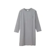 【Champion】官方直營 女款-休閒款純棉LOGO連身裙-灰色(CW-W407-040)