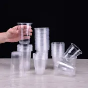 ✨媽媽優選✨【一整箱】一次性杯子食品級軟塑家用飲料杯茶杯商用塑料杯子便宜TGYC