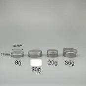 旋轉螺芽鋁盒8g~120g(商品100%台灣製造)面霜盒唇膏盒化粧盒收納盒.藥膏盒瓶瓶罐罐