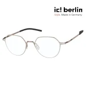 【ic! berlin】Nori Shiny Graphite 德國薄鋼眼鏡 公司貨 台南 時代眼鏡 蔡司優視力專家