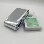 48h出貨丶戶外野營應急睡袋雙面銀色200cm*90cm
