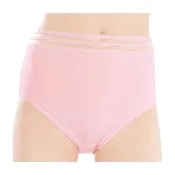 【Gennies 奇妮】孕婦內褲 輕柔舒適中腰內褲(粉)