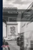 【三民網路書店】Nautical Terms: In English and French and French and English 作者：Leon Delbos