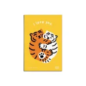 韓國 MUZIK TIGER 明信片/ I Love You eslite誠品