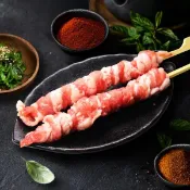 【石頭人烤肉批發】牛肉烤串 牛五花串｜1包10串｜滿3000可免運請使用聊聊［量大可配合批發/團購］