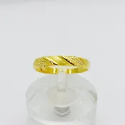 金泰源銀樓 純金 9999 黃金 斜紋 鑽紗 戒指 尾戒 活動戒圍 女生 女款 霧面 戒子 亮面 素面 百搭 24K