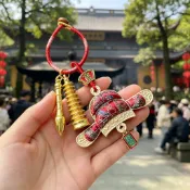 宋錦 狀元帽 高考 金榜題名 一舉 鑰匙扣 吊飾 勵志 禮物 掛飾 裝飾 考研