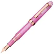 PLATINUM白金牌 3776系列 PNB－20000R NICE LILAS 14K鋼筆 透明粉桿／F尖