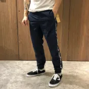 美國百分百【Ralph Lauren】復古束口運動褲 長褲 休閒褲 小馬 RL POLO 褲子 深藍 男女可穿 XS號 AV19