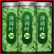 現台有貨💙果茶 冷泡茶薄荷葉幹可食用泡水新鮮薄荷茶罐裝博荷葉新鮮貨