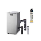 【EVERPURE 愛惠浦】雙溫櫥下型 HS288T PLUS觸控熱飲機+4H2生飲淨水器