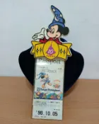二手　日本東京 迪士尼樂園10周年 米奇passport 紀念票套　【收藏品專區】☆流星百寶屋☆