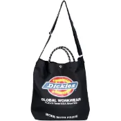 【DICKIES】日本限定 81638600-80 ROPE 2WAY BAG 兩用帆布 手提包 側背包 (黑色黑繩)