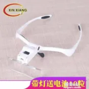 放大鏡 美睫嫁接眼睛眼鏡式時尚頭戴式眼鏡鐘維修倍頭帶式放大鏡23x8x錶 三木優選