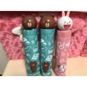 全新 7-11 LINE立體公仔變色折疊傘