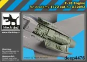 BDOA72092 F-18戰鬥機1/72塑料拼裝模型樹脂引擎引擎艙蓋配愛德美