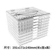 台灣出貨 文具收納盒 畫筆收納 麥克筆收納盒 馬克筆透明收納盒 直液式丙烯馬克筆 加厚手提盒 辦公室風文具