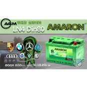 愛馬龍AGM LN4 全新汽車電池 80Ah BENZ/BMW起停系統專用 AMARON