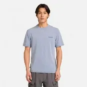 【Timberland】男款灰藍色Polartec R快乾短袖T恤(A4215ADJ)