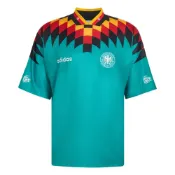 (店+)【adidas 愛迪達】JZ6941 adidas originals 德國國家隊 1994年客場 寬鬆V領套頭短袖足球衣 男女同款