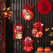 店家嚴選 ⑦天鑒賞✅春節過年氛圍佈置新年紅果掛件2026新款馬年卡通福字門掛飾裝飾品