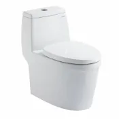 Homebox 好博家 online Store Derek 二段省水奈米高背單體馬桶/30cm/純白/C628NA