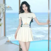 🏖️渡假必備🏖️泳衣女款連體游泳衣2026新款遮肚顯瘦保守溫泉游泳館專用大碼泳裝