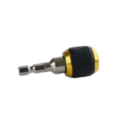 高彈力六角快接頭 6.35MM 電鑽 快脫自鎖接桿 六角柄 扳手 電鑽轉接 連結桿 轉接桿【A482】123便利屋
