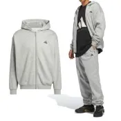 Adidas Fz Hoody 男款 女款 灰色 中性 運動 國際碼 休閒 連帽 外套 KB7562