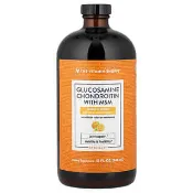 【iHerb】The Vitamin Shoppe, 含 MSM 的葡萄糖胺軟骨素，橙味，32 液量盎司（946 毫升）
