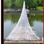 現貨免運 美式手灑網八卦網，網目3分5分8分14尺長，可捕魚蝦，超取限重一件