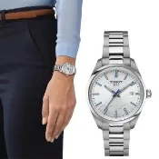 【TISSOT 天梭】PR 100 Jungfraubahn Quartz 34mm  少女峰 限定版 時尚腕錶  女錶 (T1502101103101)