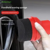 VHDD 手持式汽車輪胎打蠟海綿高級環保材料墊,用於汽車拋光輪胎護理日常汽車護理使用 TW