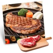 【漢克嚴選】美國和鑽牛PRIME皇冠級霜降肋眼牛排6片組(300g±10%/片)