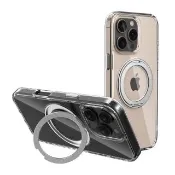 【頑皮鬼】Spinner 360°磁吸旋轉手機殼(透明款  支援MagSafe磁吸 i15/i16)