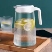 思樂小舖 耐高溫大容量泡茶水壺 玻璃冷水壺 冷泡茶水壺 花茶壺組 杯壺組 涼水壺 耐熱冷水水壺