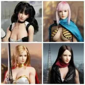 【小七模型】SUPER DUCK 1/6 SDH015 白膚色女神似baby亞洲美女包膠素體頭雕