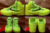 LBJ 11 LEBRON XI Lime Green Black 616175-302