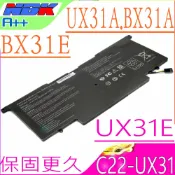 電池動力 ASUS C22-UX31 電池 華碩 ZenBook UX31 BX31 UX31A UX31E BX31A BX31E
