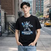 MECHA MODE 機器戰士T恤 機甲風短袖 純棉寬鬆男女款