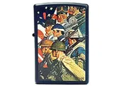 【瑞格華】Zippo Norman Rockwell 1940年美國陸軍圖畫史防風打火機 - 插畫家諾曼洛克威爾原創作