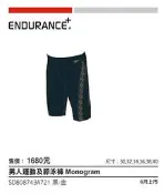 【線上體育】男人運動及膝泳褲 SPEEDO Monogram 黑-金32 