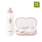 【Combi 康貝】MiniCare親子電動磨甲機 (粉/米)